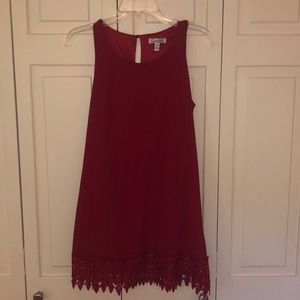 no sleeve dress with silk like texture